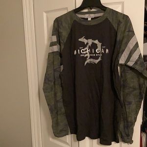 Men’s XL long sleeve new Michigan pride shirt